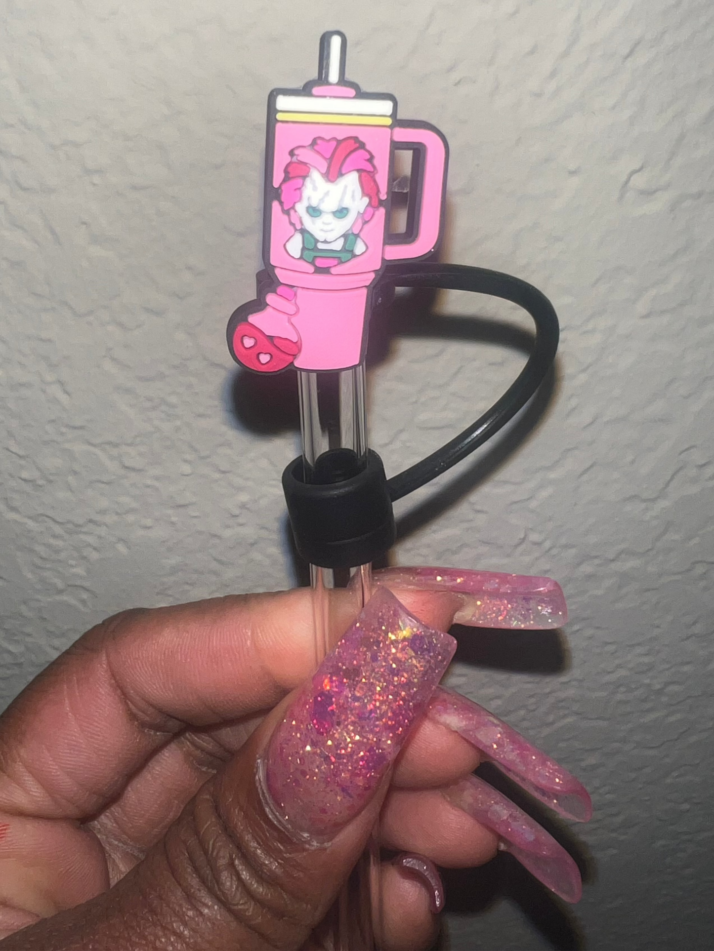 Scary creep 3 straw topper