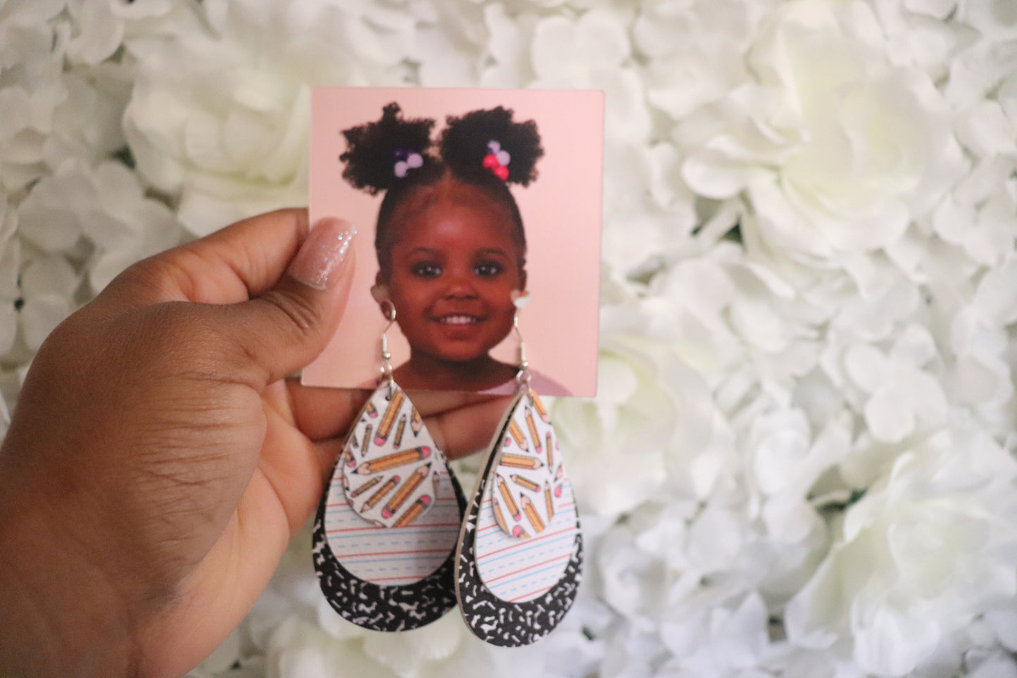 Teach Notebook Earrings