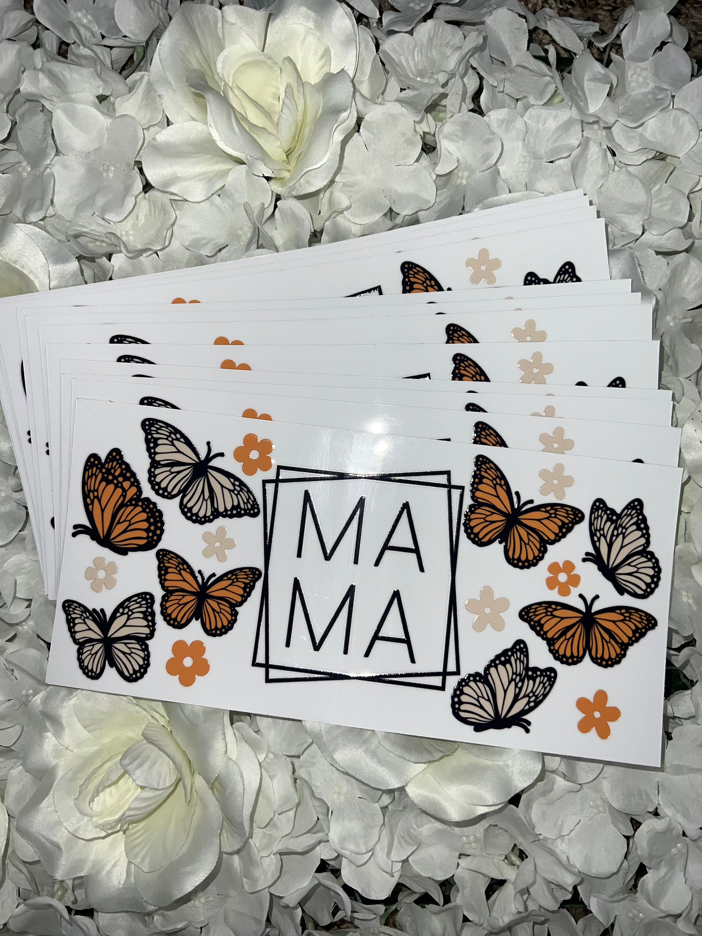 Mama + Butterflies UV DTF